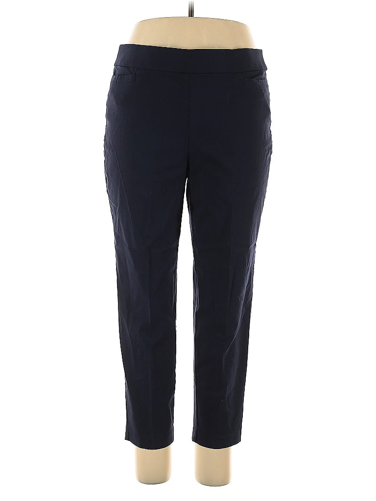 Pre-owned Alfred Dunner Casual Pants In Blue