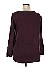 Lane Bryant Outlet Burgundy Pullover Sweater Size 14 - photo 3