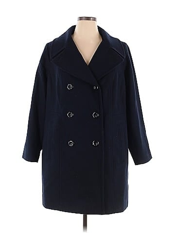 Anne Klein Wool Coat (view 1)