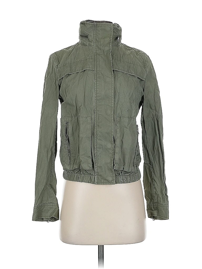 Pre-owned Banana Republic Factory Store Jacket In Green