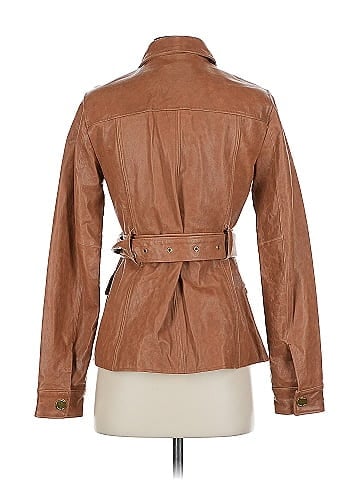 MICHAEL Michael Kors Leather Jacket (view 2)