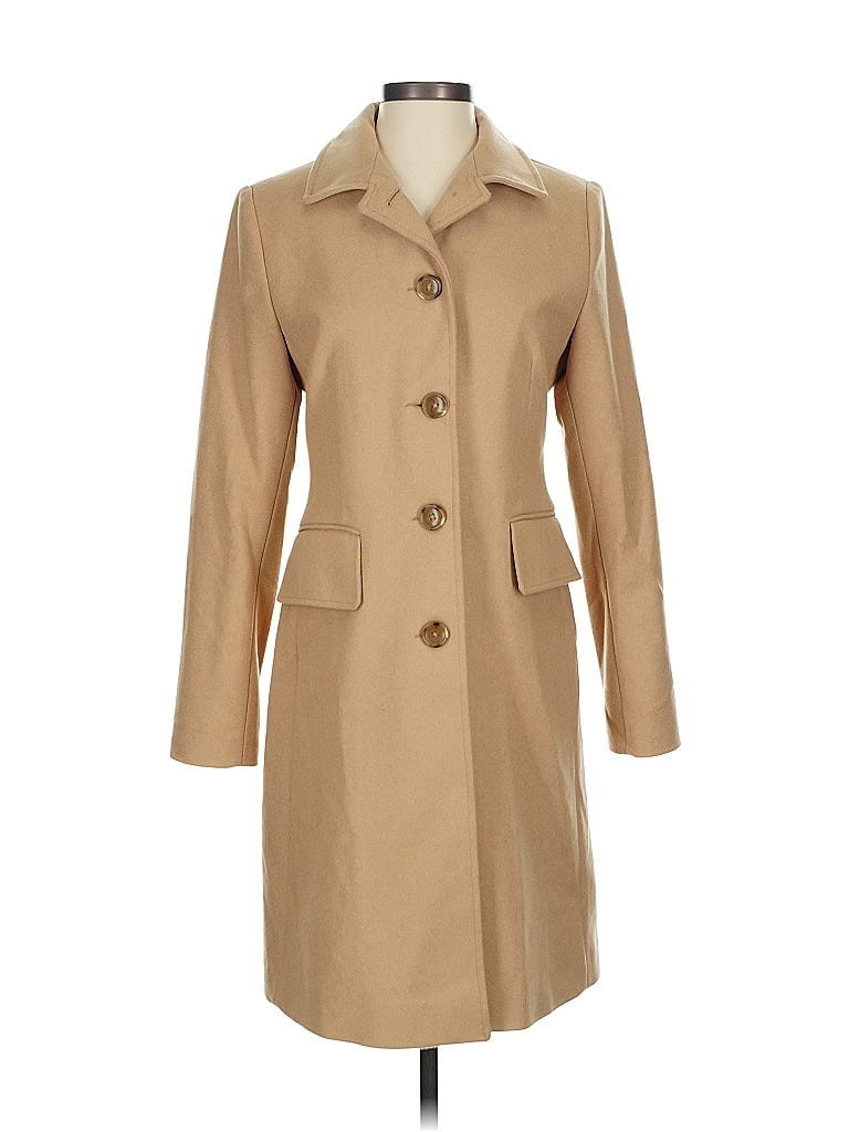 Banana Republic Factory Store Tan Wool Coat Size S - photo 1
