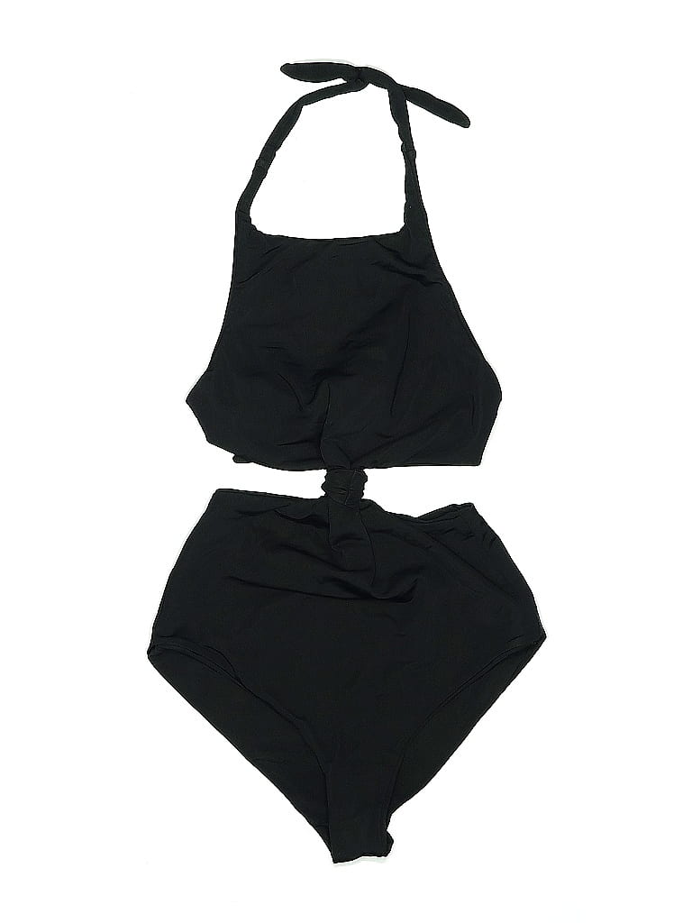 Mara Hoffman Solid Black One Piece Swimsuit Size XXS (estimated) - photo 1
