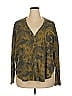Out From Under Camo Green Long Sleeve Blouse Size L (estimated) - photo 1