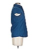Akris Punto 100% Baumwolle Polka Dots Blue Short Sleeve Blouse Size 4 - photo 4
