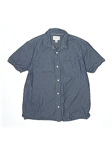 CALVIN KLEIN JEANS Short Sleeve Button-Down Shirt (view 1)