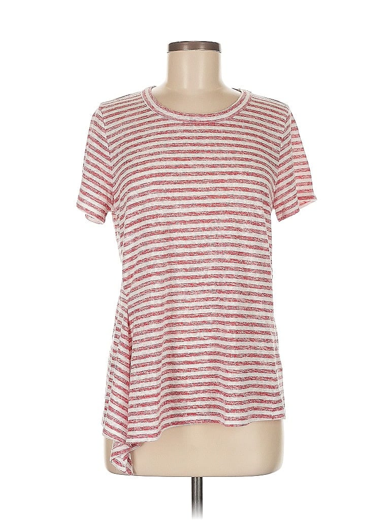 Pre-owned Bobeau Short Sleeve T-shirt In Red