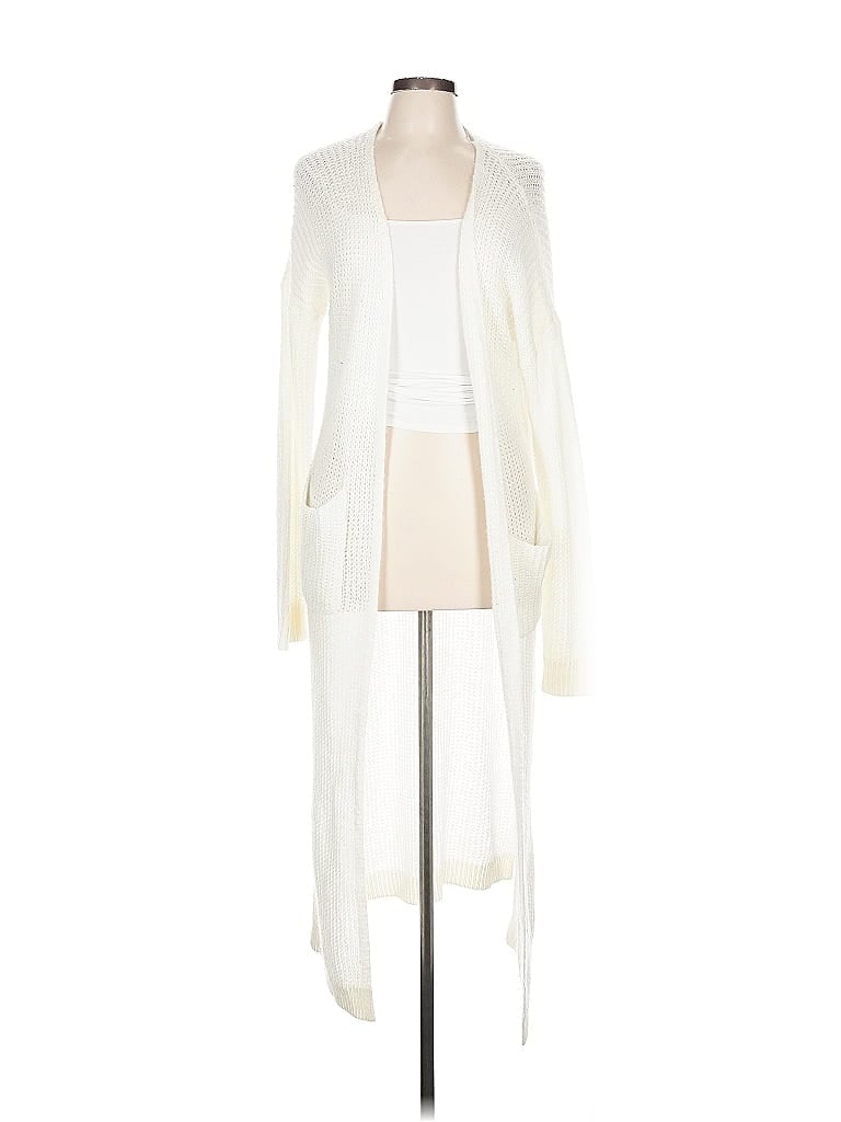 Pre-owned Unbranded Cardigan Sweater In White