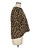 St. John Animal Print Black Short Sleeve Blouse Size 8 - photo 4