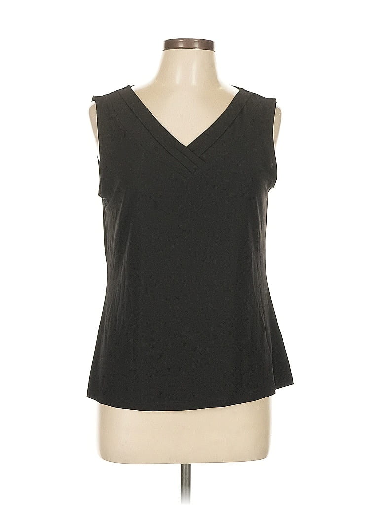 Click to view more detailed imagery on our partner's website Pre-owned Tahari By Asl Sleeveless Blouse In Black