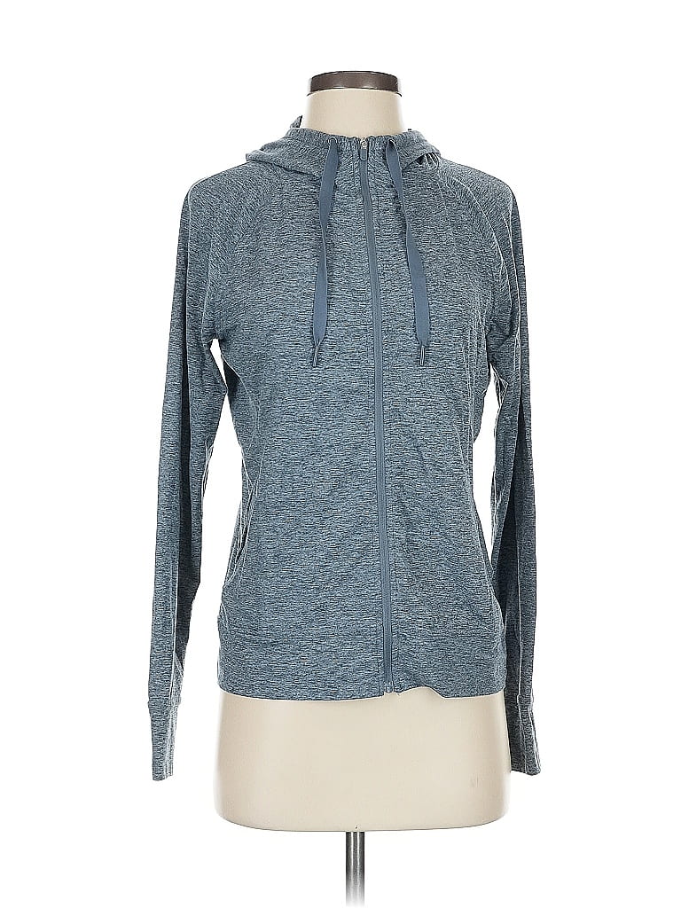 Pre-owned Gap Fit Track Jacket In Blue