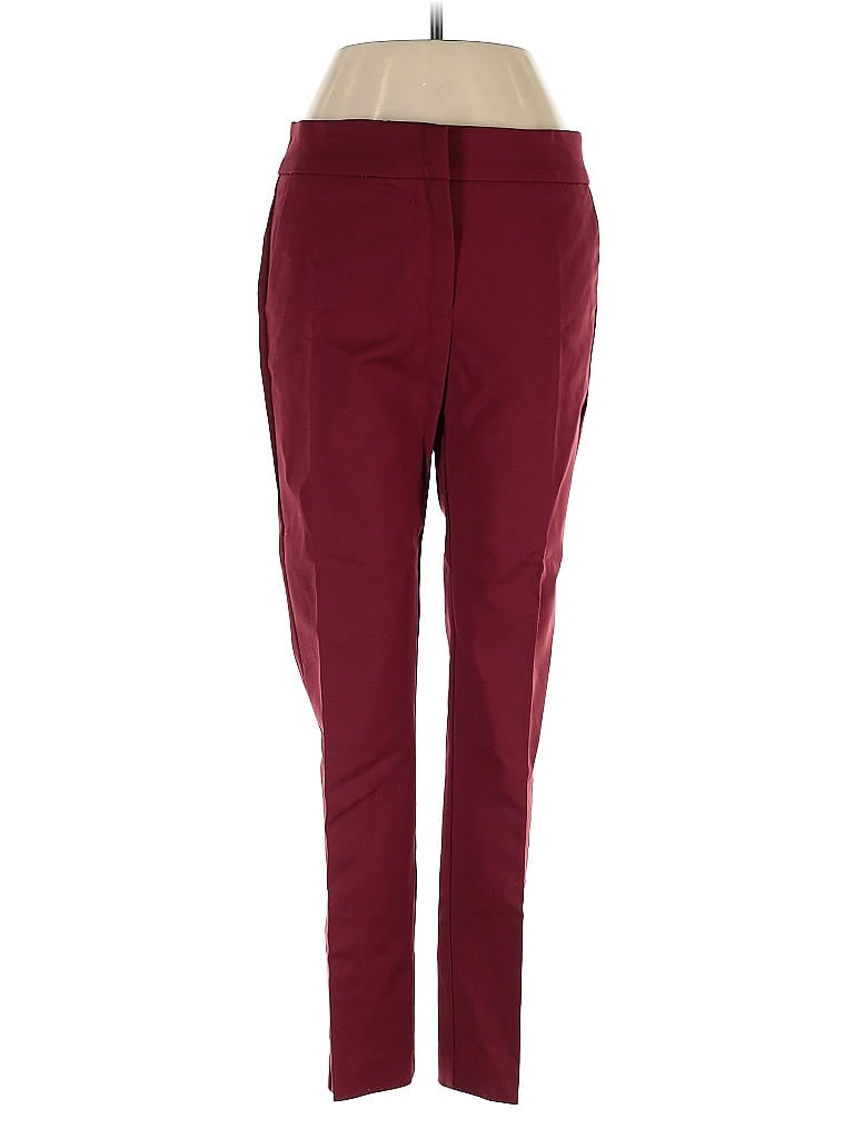 Pre-owned Mng Casual Pants In Burgundy