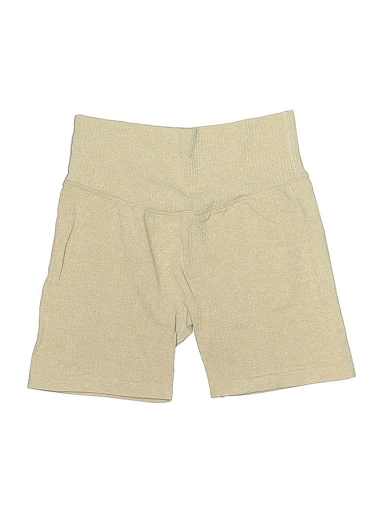 Pre-owned Unbranded Khaki Shorts In Gold