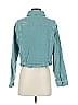 Mustard Seed 100% Cotton Teal Denim Jacket Size S - photo 2