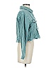 Mustard Seed 100% Cotton Teal Denim Jacket Size S - photo 4