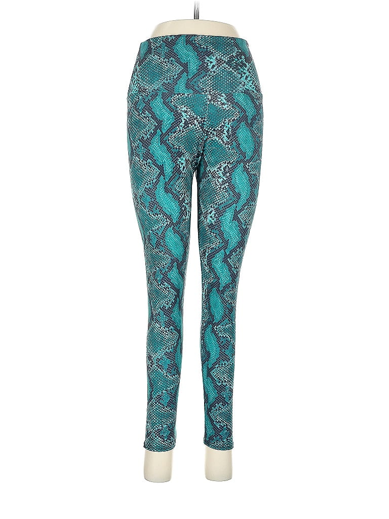 Onzie Paisley Teal Leggings Size M - photo 1