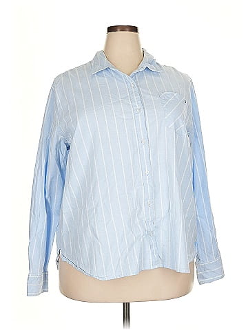 Crown & Ivy Long Sleeve Button-Down Shirt (view 1)