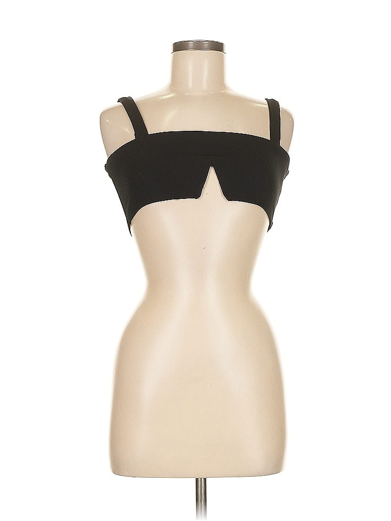 Pre-owned Edikted Tube Top Black Strapless Neckline Tops