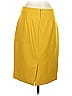 J.Crew 100% Wool Solid Yellow Wool Skirt Size 2 - photo 2