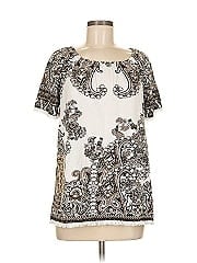 Susan Graver Short Sleeve Blouse