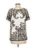 Susan Graver Ivory Short Sleeve Blouse Size S - photo 2