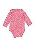 Just One You Made by Carter's 100% Cotton Pink Long Sleeve Onesie 3-6 MO / 6 MO - photo 2