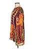 Susan Graver 100% Polyester Paisley Purple Long Sleeve Blouse Size S - photo 5