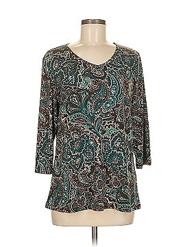 Susan Graver 3/4 Sleeve T Shirt