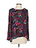 Violet & Claire 100% Polyester Purple 3/4 Sleeve T-Shirt Size L - photo 1