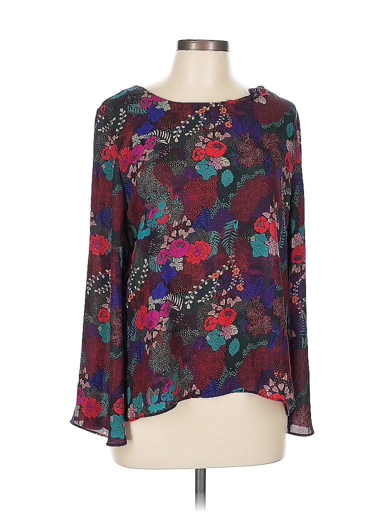 Violet & Claire 100% Polyester Purple 3/4 Sleeve T-Shirt Size L - photo 1