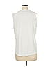 Kasper Ivory Sleeveless T-Shirt Size M - photo 2