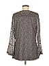 Isaac Mizrahi LIVE! Gray 3/4 Sleeve Top Size M - photo 2