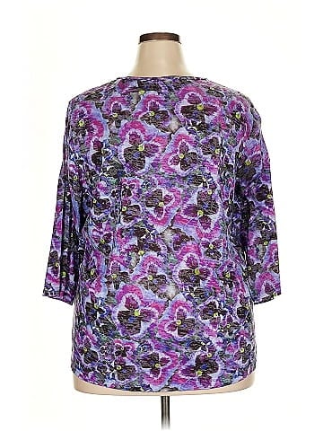 Cathy Essentials 3/4 Sleeve T-Shirt (view 2)