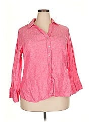Foxcroft 3/4 Sleeve Button Down Shirt