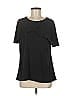 Chaus Black Short Sleeve Top Size M - photo 1