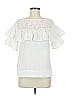 J.Crew Collection 100% Cotton White 3/4 Sleeve Blouse Size 8 - photo 1