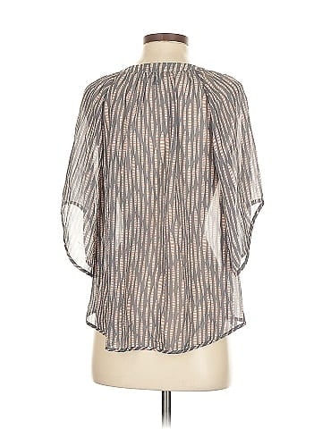 Fei 3/4 Sleeve Silk Top (view 2)