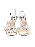 Chloé Stars Silver Sequin Bow Sandals Size EU 37 1/2 - photo 2