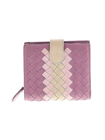 Bottega Veneta Leather Intrecciato Compact Wallet (view 1)