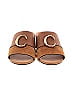 Chloé 100% Leather Brown C Mules Size EU 39 - photo 2