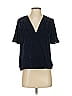 Ella Moss 100% Polyester Blue Short Sleeve Blouse Size XS - photo 1