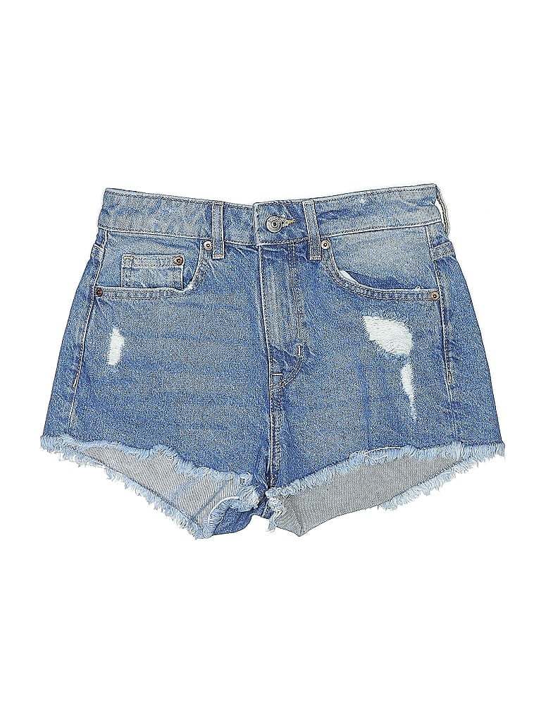 Pre-owned Divided By H&m Denim Shorts In Blue
