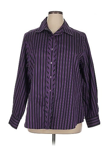 Foxcroft Long Sleeve Button-Down Shirt (view 1)