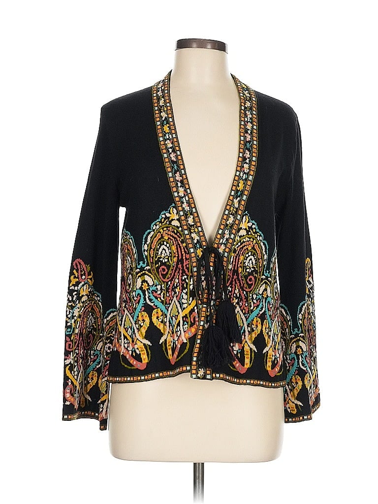 ETRO Paisley Black Cardigan Size M (estimated) - photo 1