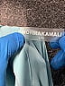 Norma Kamali Blue Long Sleeve Blouse Size L - photo 7