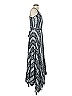 Cache 100% Polyester Paisley Gray Casual Dress Size 2 - photo 4