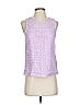 Cupcakes & Cashmere Purple Sleeveless Blouse Size S - photo 1