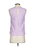 Cupcakes & Cashmere Purple Sleeveless Blouse Size S - photo 2