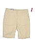 IZOD Solid Tan Khaki Shorts Size 5 - photo 1