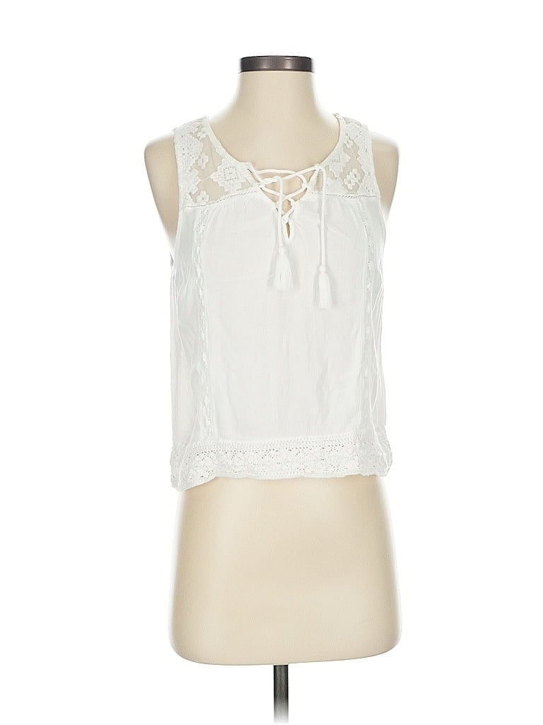 Aeropostale 100% Rayon Ivory Tank Top Size XS - photo 1